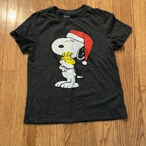 Christmas snoopy T-shirt